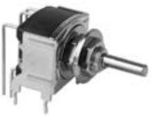 NKK Switches-MRB22H-BA Switch Rotary Switch Rotary ON None ON DPDT 2 Knob Shaft PC Pins 0.1A 28VAC 28VDC 0.4VA