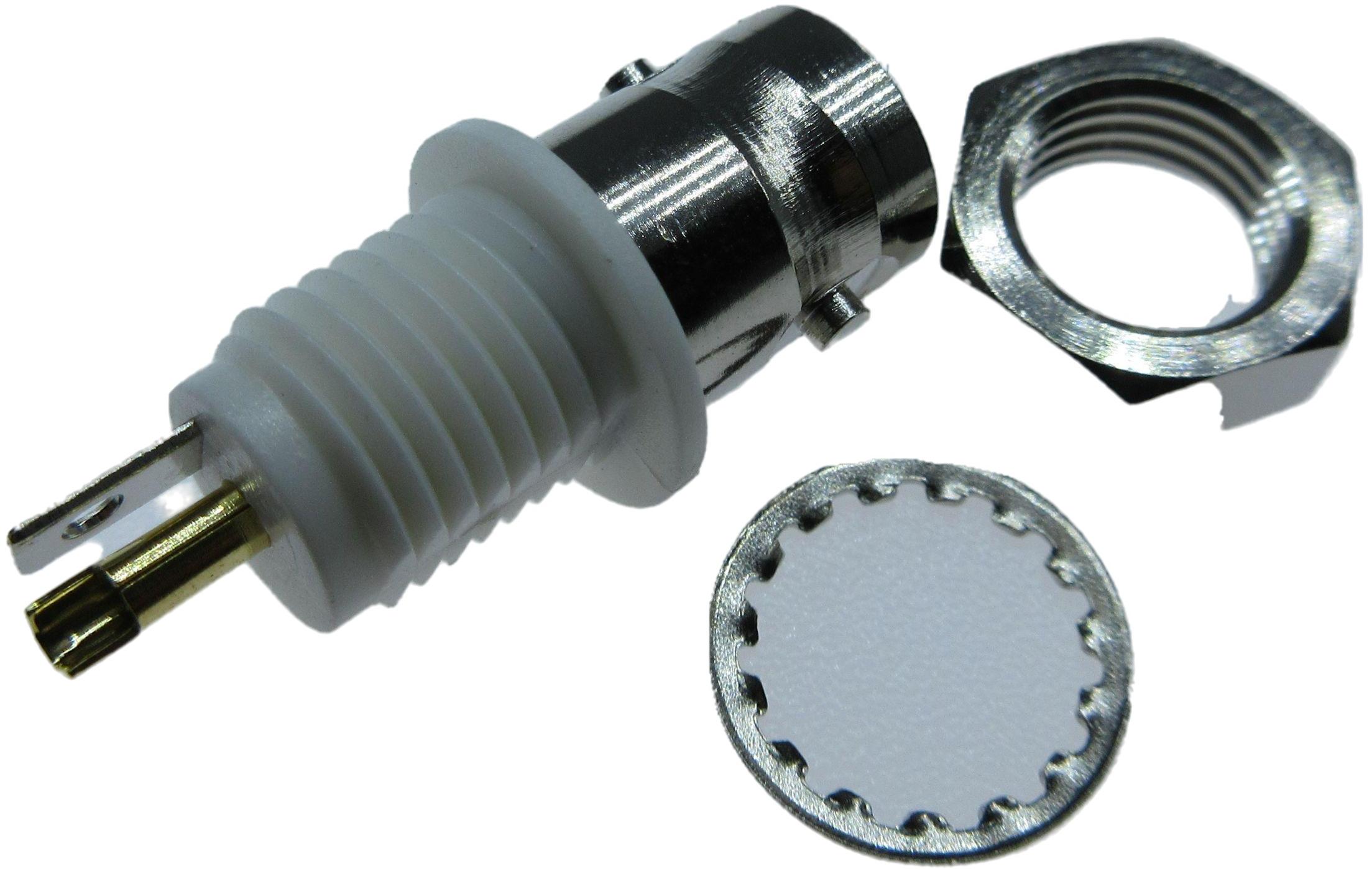 ADAM TECH-RF1-08-D-00-50-HDW Conector RF Conn BNC 0Hz to 4GHz 50Ohm Crimp ST Cable Mount F Gold Bag