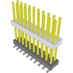 Conn Board Stacker HDR 20 POS 2.54mm Solder ST Top Entry SMD Tube