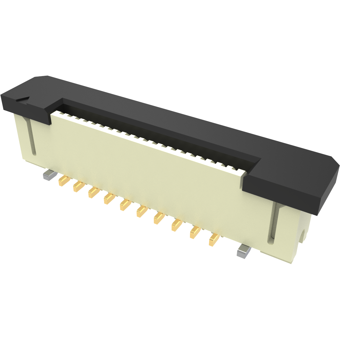 Amphenol-F31Z-1A7H1-11020 Steckverbinder, FFC-FPC Conn FFC/FPC Connector SKT 20 POS 0.5mm Solder ST SMD Automotive T/R