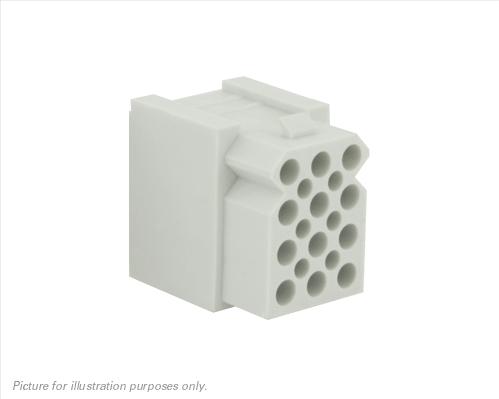 SOURIAU-SMS12RD3 Connector Rectangular Conn Rectangular F 12 POS ST Cable Mount