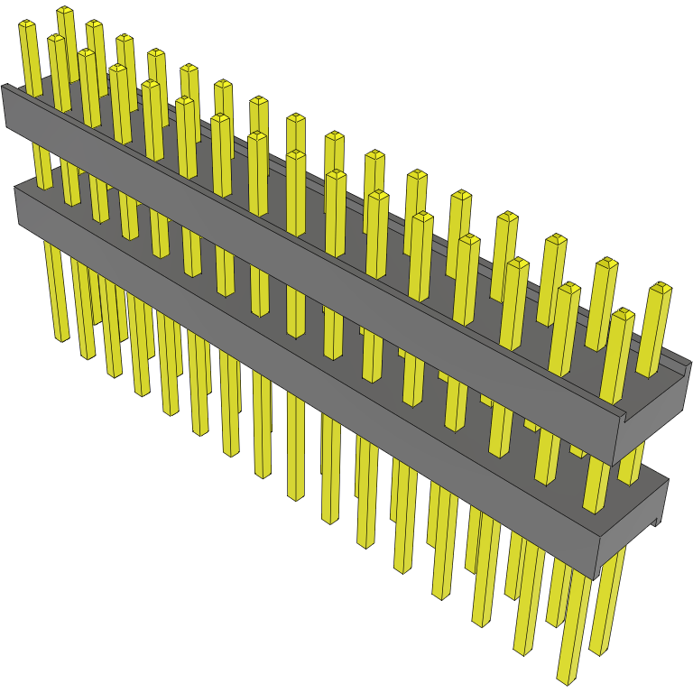 Samtec-EW-16-10-T-D-350 Steckverbinderleisten und Leiterplattenbuchsen Conn Board Stacker HDR 32 POS 2.54mm Solder ST Top Entry Thru-Hole Bulk