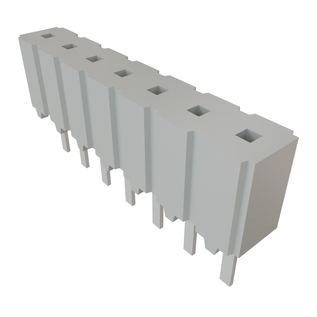 Samtec-CES-107-01-S-S Piastre connettori e prese PCB Conn Socket Strip SKT 7 POS 2.54mm Solder ST Top Entry Thru-Hole Tube