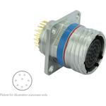 Conn Circular SKT 8 POS Solder ST Flange Mount 8 Terminal 1 Port