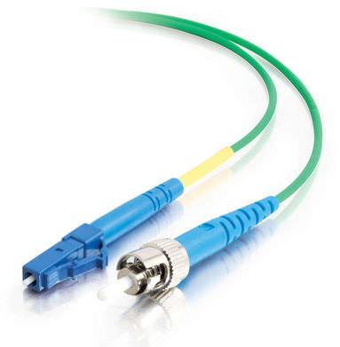 Legrand-33413 Cable Assembly Fiber Optic 5m LC-ST 9/125 OS2 Simplex Single-Mode PVC Fiber Optic Cable