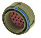 SOURIAU-D38999/26WE6SN Connector Circular Conn Circular SKT 6 POS Crimp ST Cable Mount 6 Terminal 1 Port