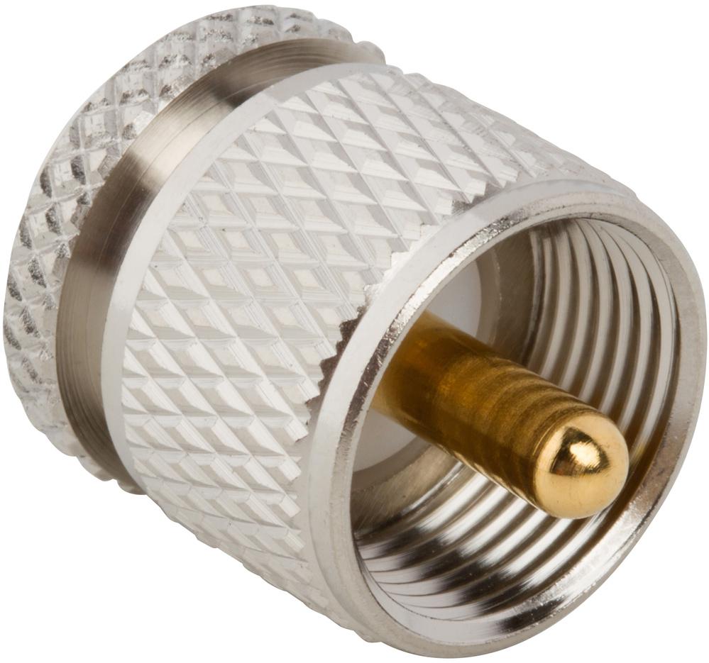 Amphenol RF-242109 RF-Steckverbinder Conn SMA-UHF Adapter 0Hz to 2.5GHz 50Ohm ST F/PL Gold