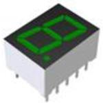 Rohm-LAP-401MN Pantallas LED segmentadas Displays Module 1DIGIT 8LED Green CC 10-Pin DIP Module Film