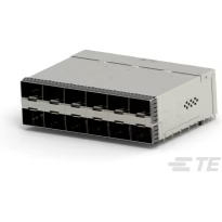 TE Connectivity-2347721-5 Telecomunicaciones y teléfono del conector SFP 56 Stacked 2X2 Receptacle Assembly