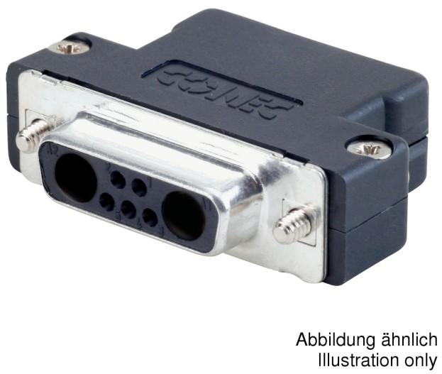 CONEC-13-000380 D-超小型连接器 Conn D-Sub SKT 5Signal/2Cavity POS Crimp ST Cable Mount 1 Port