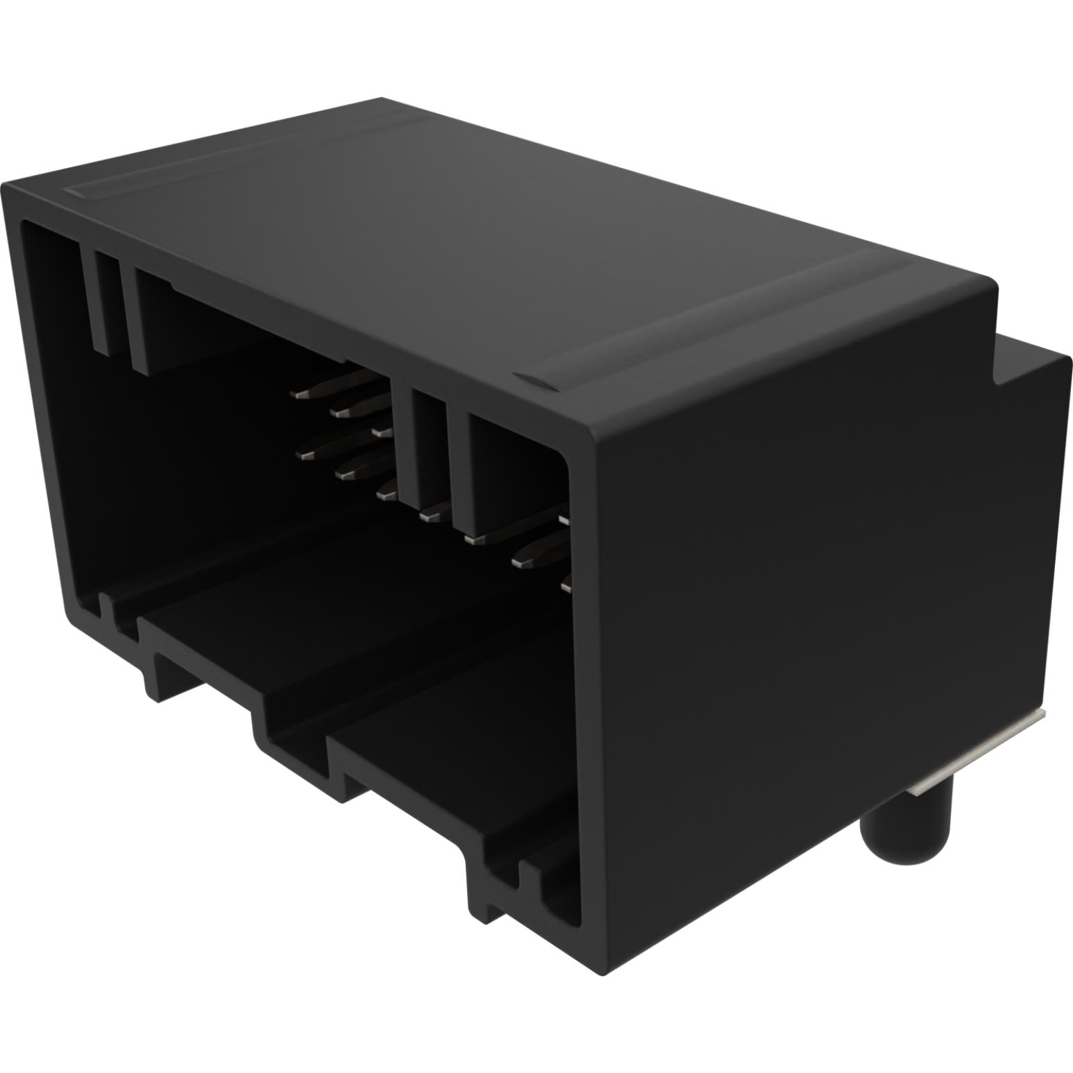 Molex-0307005185 Piastre connettori e prese PCB Conn Shrouded Header (4 Sides) HDR 18 POS 2.54mm Solder RA Thru-Hole H-DAC 64 Tube
