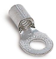 Thomas & Betts-B71ML Steckverbinderanschlüsse Non-Insulated Ring Terminal, Length .93 Inches, Width .50 Inches, Bolt Hole 1/4 Inch, Wire Range 18- 14 AWG, Copper, Tin Plated, on Mylar Tape, Left Feed Reel