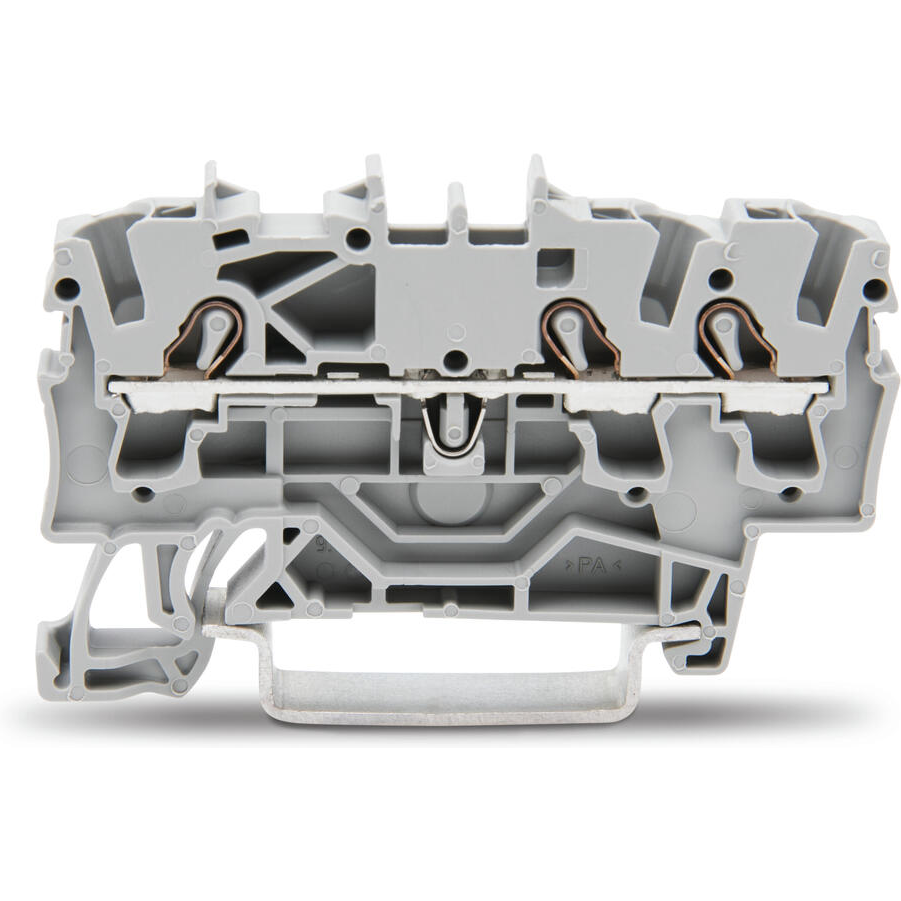 WAGO-2002-1301 Blocchi terminali connettore Conn Terminal Block 3 POS Push-In Cage Clamp T DIN Rail 24A Box