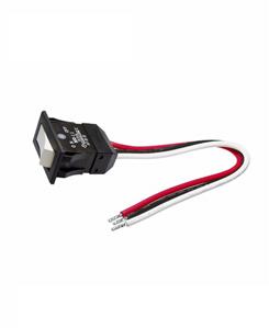 Off ON WR18AL SPDT Wire Lead Curved Rocker 15A 250VAC 30VDC 30000Cycles Switch Rocker ON