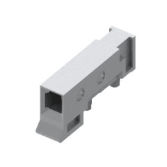 Samtec-EGBF-RA-20 Steckverbinderzubehör Connector Accessories Socket Guide Module Right Angle Zinc Alloy Zinc Over Yellow Chromate ExaMAX® Layer