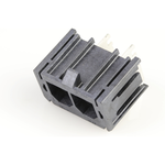 Conn Wire to Board HDR 2Power POS 7.49mm Solder RA Side Entry Thru-Hole Tray