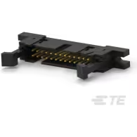 TE Connectivity-2-111506-1 连接器插头及 PCB 插座 Conn Ejector Header HDR 26 POS 2.54mm IDT RA Cable Mount Tray