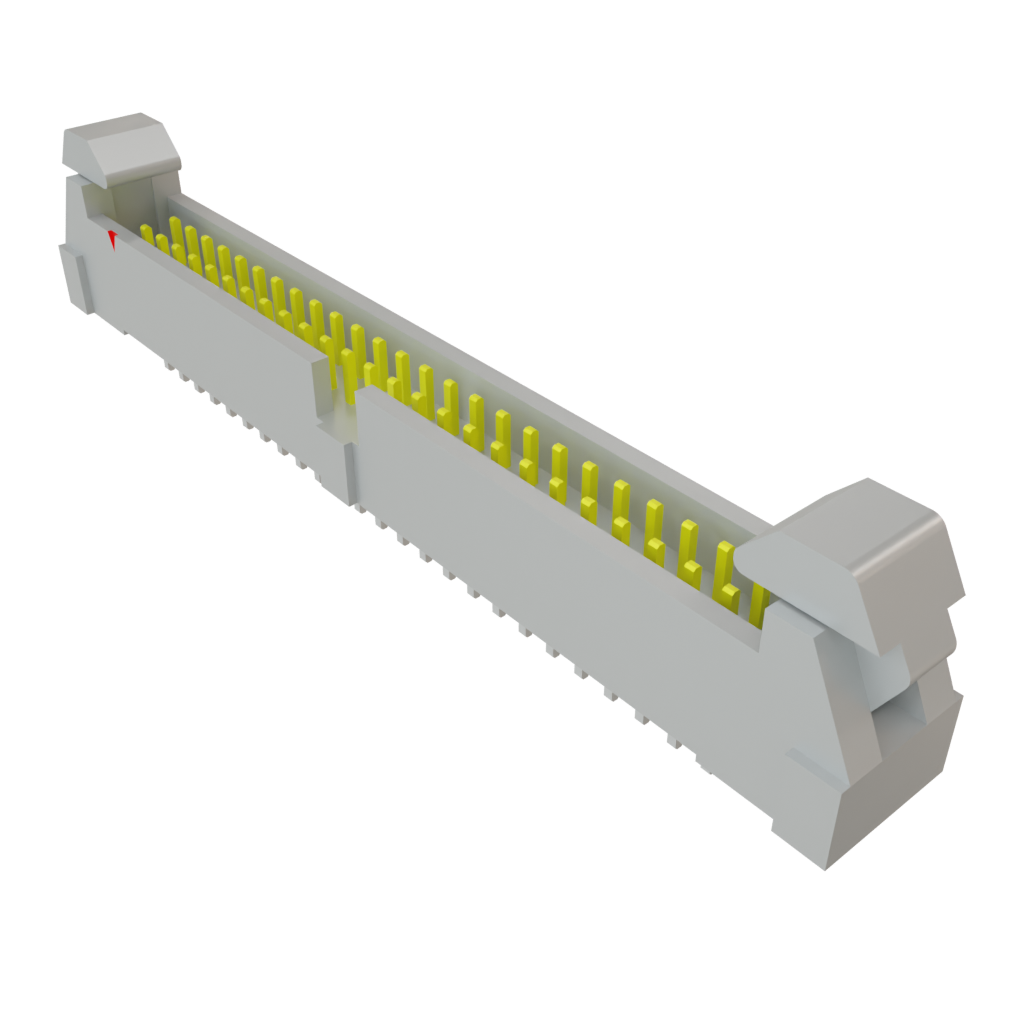 Samtec-EHT-125-01-F-D 连接器插头及 PCB 插座 Conn Ejector Header HDR 50 POS 2mm Solder ST Top Entry Thru-Hole Tube