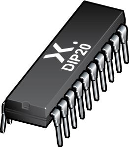 NXP Semiconductors-74LV373N,112 Verriegelungen Latch Transparent 3-ST 8-CH D-Type 20-Pin PDIP Bulk