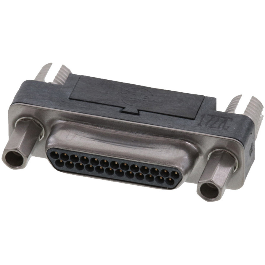 Molex-836149016 Steckverbinder, D-Sub Conn Micro-D F 25 POS 0.64mm Solder ST Thru-Hole 25 Terminal 1 Port Commercial Micro-D Tube