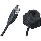 Molex-847290004 USB Kabelbaugruppen Cable Assembly 0.8m USB Type A to USB Type A 4 POS F-M 28AWG
