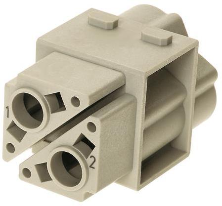 HARTING-09140023151 Steckverbinder, rechteckig Conn Rectangular F 2 POS Crimp ST Cable Mount