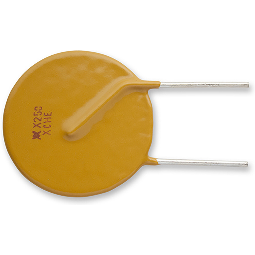 Littelfuse-RF2711-000 Fusibile resettabile PTC PTC Resettable Fuse 2.5A(hold) 5A(trip) 72V 40A 2.5W 15.6s 0.05Ohm Radial 20.8 X 3mm