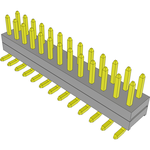 Conn Board Stacker HDR 26 POS 2mm Solder ST Top Entry SMD Tube