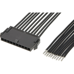 Cable Assembly UL 10002 0.3m 18AWG Wire to Board 10 POS M Crimp Bag