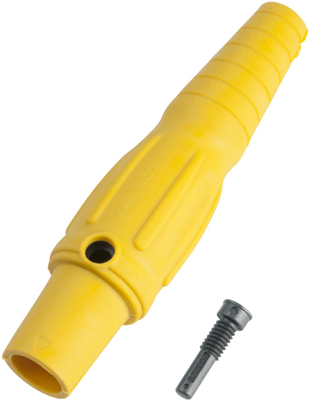 Marinco-CLSFBOOT-H Steckverbinder CLS SERIES YELLOW (H) FEM BOOT W/SCREW