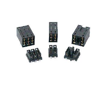 Amphenol Communications Solutions-10078770-001LF Blackplane del conector HCI® High Power Connector, Power Supply Connectors, 1x2 Right Angle, HP Header (No Guide)