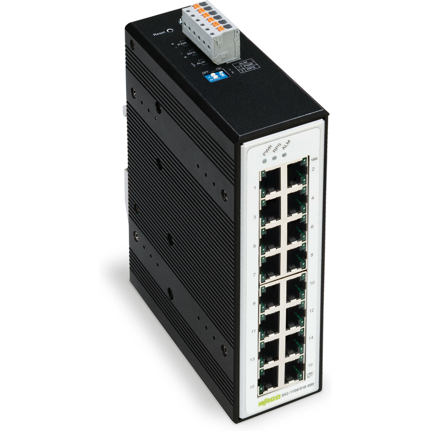WAGO-852-1106/010-000 Ethernet Switches Ethernet Switch 16-Port 1000Mbps Box