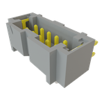 Conn Shrouded Header HDR 10 POS 2mm Solder RA Side Entry Thru-Hole Tube