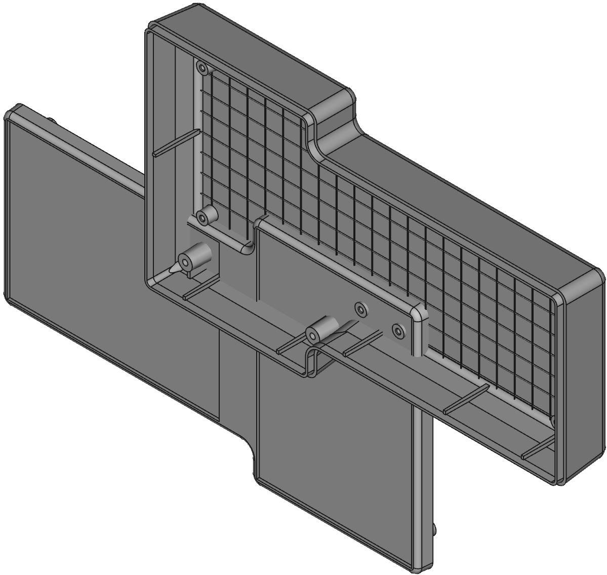 Hammond Manufacturing-1592ETSDBK  Black Acrylonitrile Butadiene Styrene Hand Held Enclosure
