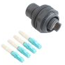 Bulgin Components PLC-PXEB5412B001 Glasfaserkabel-Baugruppen Cable Assembly Fiber Cable 1m Circular Fiber to 4(LC) 4 to 4 POS PL-PL