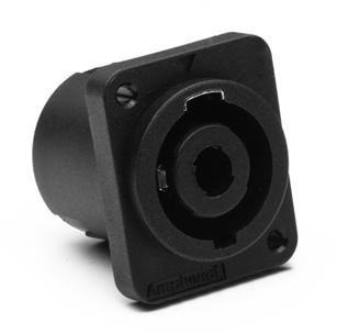 Amphenol-SP-2-MD Connettore audio e video Conn Loudspeaker Connector M 2 POS Solder ST Panel Mount 2 Terminal 1 Port