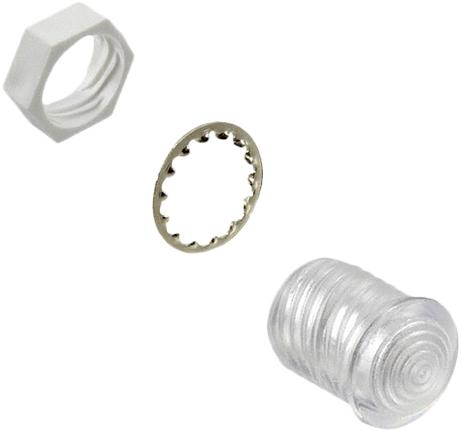 Visual Communications-CMC_441_CTP Optische Linsen Round Optical Lens Clear Polycarbonate