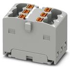 PHOENIX CONTACT-3002757 Steckverbinder, Klemmenblöcke Conn Distribution Terminal Block 6 POS Spring Clamp DIN Rail/Panel Mount 17.5A