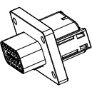 Amphenol-ATM04-12PA-PM62 Conector rectangular Conn Rectangular PIN 12 POS Crimp ST Flange Mount