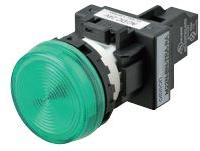 Omron-M22N-BC-TGA-GC Indicatori degli interruttori Switch Indicators 24VAC/24VDC LED Round Screw Panel Mount with Threads