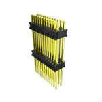 Conn Board Stacker HDR 42 POS 1.27mm Solder ST Thru-Hole Bulk