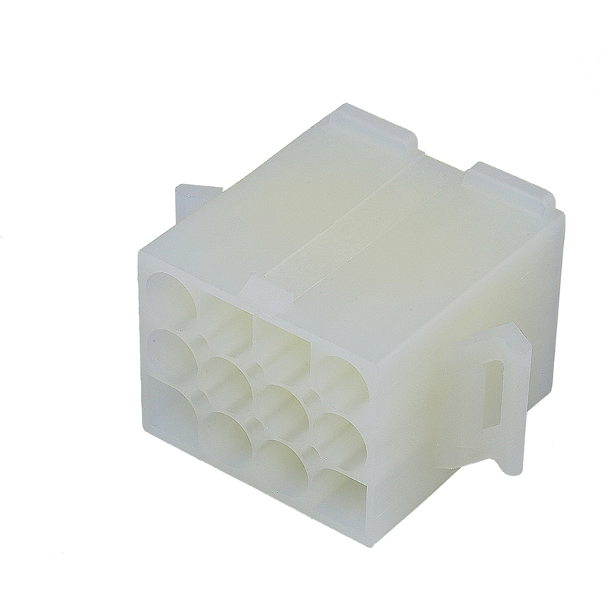 Molex-39036120 Connector Discrete Wire Housing Conn Housing PL 12Power POS 6.7mm Crimp ST Panel Mount Natural Bag