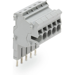 Top Job S connector strip, for 2002 series, for jumper contact slot, 5-pole, gray