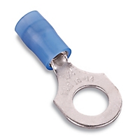 Thomas & Betts-RB713 连接器端子 Ring Tongue Terminal 14-18AWG Copper Blue 27.43mm Electro Tin Bulk