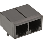 Conn RJ-11 RCP 12 POS 2.54mm Solder RA Thru-Hole 8 Terminal 2 Port Cat 3/Cat 4 Tray