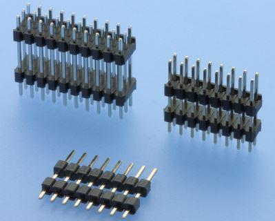 W+P PRODUCTS GmbH-949-17-002-66 Steckverbinderleisten und Leiterplattenbuchsen Conn Board Stacker HDR 2 POS 2.54mm Solder ST Thru-Hole