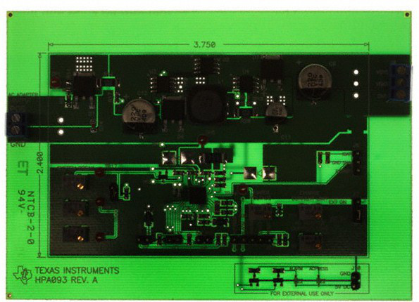 Texas Instruments-BQ24703EVM Placas y kits de desarrollo de administración de potencia BQ24703 Battery Management Evaluation Board