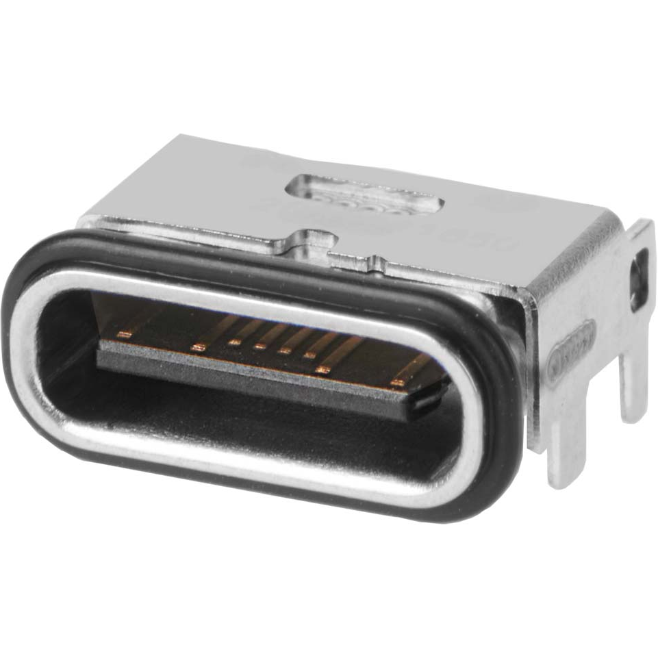 Molex-2130830005 Connector USB Conn USB 2.0 Type C RCP 16 POS 0.5mm Solder RA SMD 16 Terminal 1 Port T/R