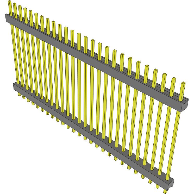Samtec-DW-26-14-S-S-1140 Steckverbinderleisten und Leiterplattenbuchsen Conn Board Stacker HDR 26 POS 2.54mm Solder ST Top Entry Thru-Hole Bulk
