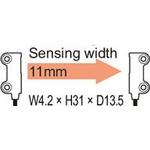 Panasonic-FT-A11W Lichttaster Digital Fiber Amplifier Unit